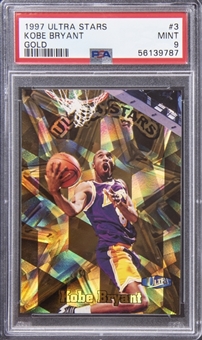 1997/98 Fleer Ultra Stars Gold #3 Kobe Bryant - PSA MINT 9